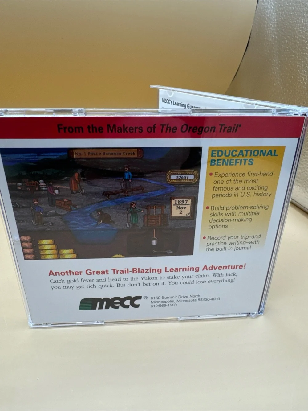 The Yukon Trail - PC/MAC CD Rom Game - Creators Of Oregon Trail - Very good